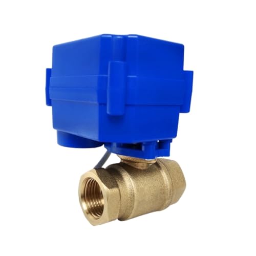 AANAN 1/2-Zoll-Elektromotorventil, 12-V-Gleichstrom-Elektroventil (mit 3 Drähten, Modell CR02), DN15-Elektroventil, geeignet for Wassersteuerungssysteme. von AANAN