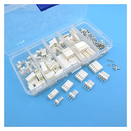 AANAN KF2510. Kits 40 Sets Kit in Kasten 2P 3P 4P 5Pin 2,54mm Pech Terminal/Gehäuse/Pin Header-Anschlüsse Adapter von AANAN