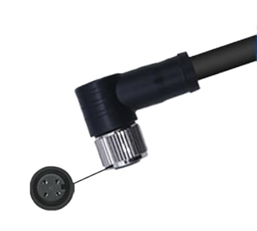 AANAN M12 Aviation Plug Power Cord Kompatibel mit Kamerakabeln Sensoranschlusskabel(4-core female,M15M) von AANAN