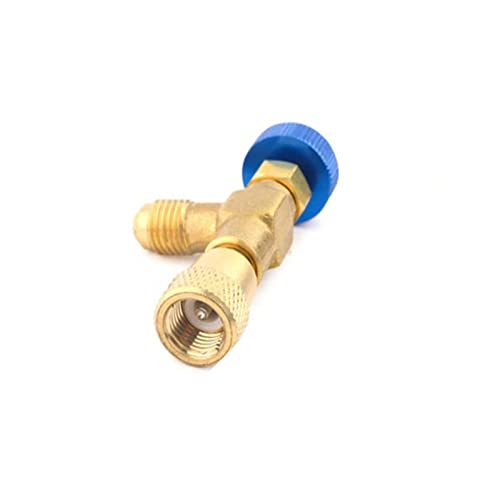 R410a R22 Kältemittel Werkzeug Klimaanlage Sicherheitsventil Adapter 1/4 "5/16" Zoll Aufblasbare Schlauch Ventil(E Type R22) von AANAN