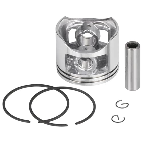 39 mm Kolbenring- und Stiftsatz for 38 CC-Kettensäge G3800 – langlebige Motorersatzteile, 1 Stück von AANNAA