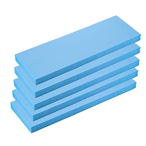 Hochdichte Schaumstoffplatte for Heimwerkerarbeiten – 10 cm x 30 cm – Ideal for Bildhauern, Modellieren und for kreative Projekte(Blue,Thickness 3cm 5pcs) von AANNAA