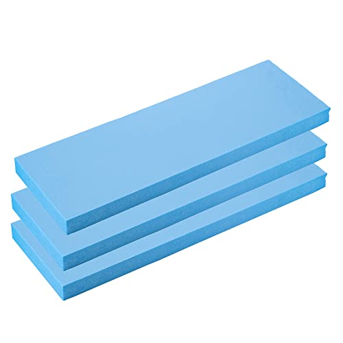 Hochdichte Schaumstoffplatte for Heimwerkerarbeiten – 10 cm x 30 cm – Ideal for Bildhauern, Modellieren und for kreative Projekte(Blue,Thickness 4cm 3pcs) von AANNAA