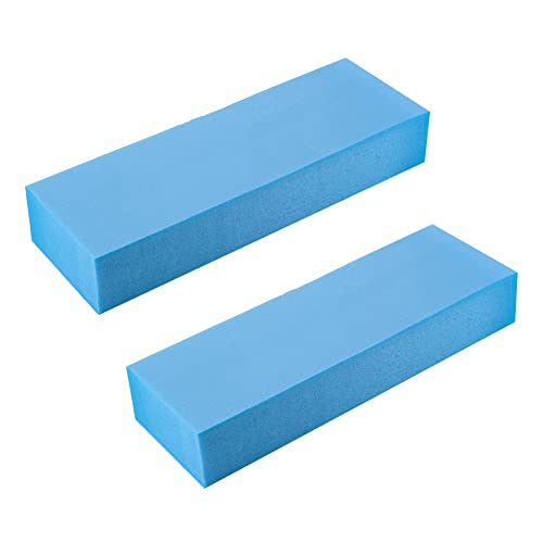 Hochdichte Schaumstoffplatte for Heimwerkerarbeiten – 10 cm x 30 cm – Ideal for Bildhauern, Modellieren und for kreative Projekte(Blue,Thickness 5cm 2pcs) von AANNAA