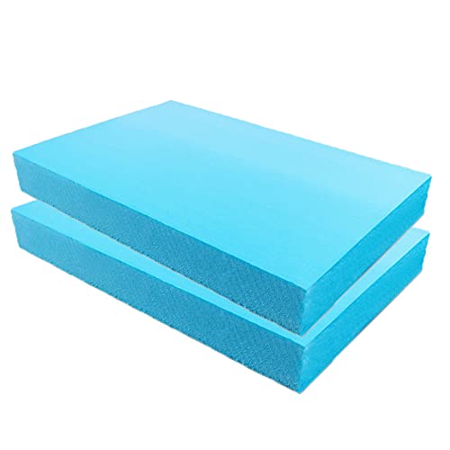 Hochdichter Bastelschaumblock – 20 cm x 30 cm, perfekt for Bildhauen, Modellieren und for DIY-Projekte(Blue,Thickness 4cm 2pcs) von AANNAA