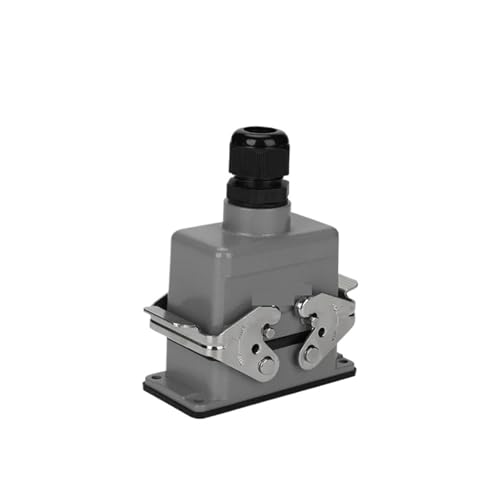 Hochleistungs-Stromanschlüsse HDC HE 10 Einsätze 500 V 16 A Industrieller wasserdichter Luftfahrtstecker for Automatisierung und Maschinen(10P Top Entry) von AANNAA
