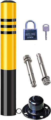 Parkplatz, Parkplatzwarnung mit Padlock, für gewerbliche oder private Verwendung für Parkplatz/Straßenverkehr/Baustelle, 600 mm x 76 mm (600 mm x 76 mm) von AANNAA