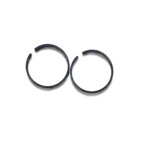 Premium-Gebläsesegment-Kolbenring-Kit – 2 Stück, 40–49 mm Freischneider-Trimmer-Kettensägenring, 1,2 mm Dicke(40X1.2mm) von AANNAA