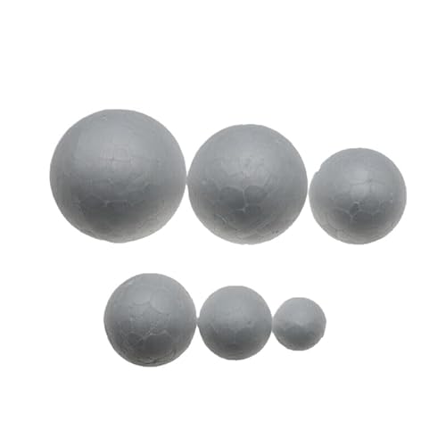 Runde weiße Schaumstoffbälle for Basteln – 15–40 mm Modellierkugeln for Kinder(10 40mm) von AANNAA