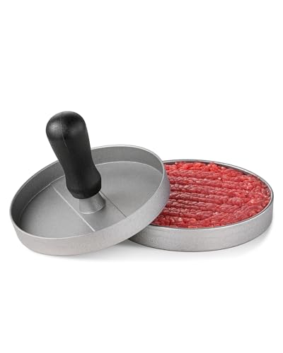 Burgerpresse aus lebensmittelechtem Aluminium, Antihaft-Beschichtung, abnehmbarer Griff – Perfekt für saftige Burger von AAOBOSI