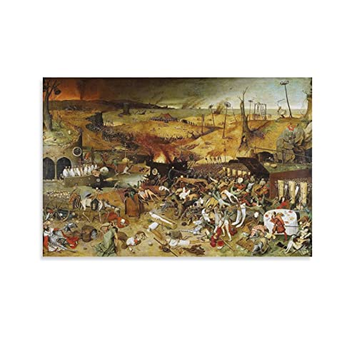 The Triumph of Death 1562 – von Hieronymus Bosch Malerei Kunstposter Kunstwerke Bild Druck Poster Wandkunst Gemälde Leinwand Dekor Home Poster 30 x 45 cm von AAOTE