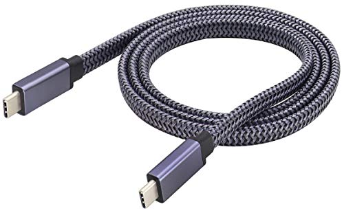 AAOTOKK Geflochtenes USB 3.1 Typ C Kabel flach kurz Männlich auf Männlich 4K@60Hz Gen 2 Verlängerungskabel Unterstützt Lade,Daten, Audio,Videokabel für Laptop & Tablet & Handy.(1M/3Ft,M to M) AAOTOKK Geflochtenes USB 3.1 Typ C Kabel flach kurz Männlich auf Männlich 4K@60Hz Gen 2 Verlängerungskabel Unterstützt Lade,Daten, Audio,Videokabel für Laptop & Tablet & Handy.(1M/3Ft,M to M) von AAOTOKK