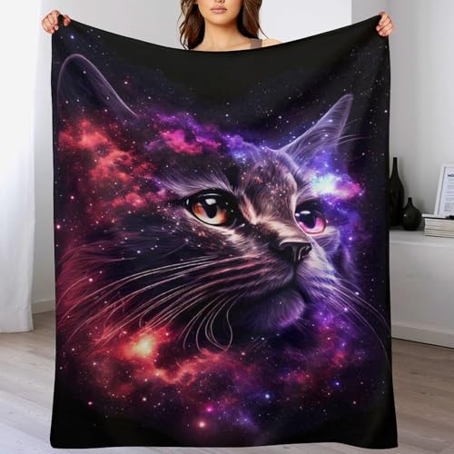 AAPZY Decke Flauschige Sofa Decke, Star Katze Super Weich & Flannel Fleecedecke Als Tagesdecke, Sofaüberwurf, Wohndecke （150×200cm） von AAPZY