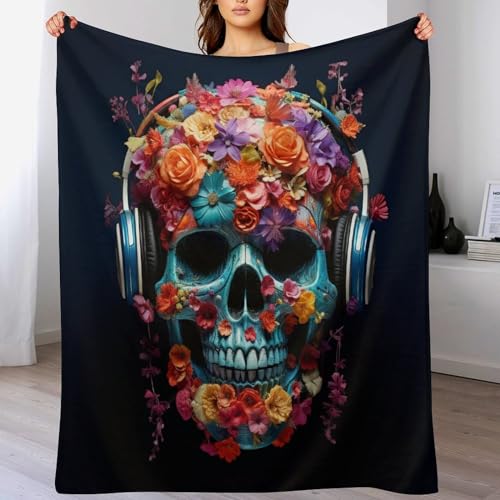 AAPZY Totenkopf Anime-Charaktere Decke Decke Flannel Sofadecke Strandtuch Teppich Picknickdecke Weich & Plüsch Umhang Für Schlafzimmer, Alle Jahreszeiten （180×200cm） von AAPZY