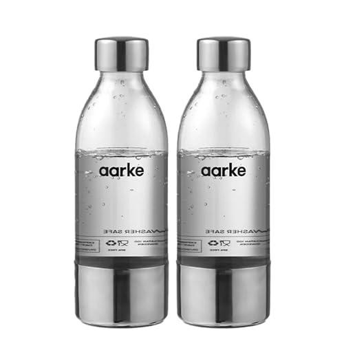 aarke AASPB1 Steel Pet Wasserflaschen, Edelstahl, 2er Pack von aarke