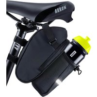 Fahrrad Satteltasche mit Flaschenhalter, Wasserabweisende Fahrradtasche mit Reflektor von AARON