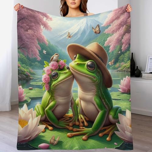 AASWDFR Frosch Decke,Vier Jahreszeiten Weich Wohndecke Schlafdecke Sofadecke Pelzdecke Couchdecke Flannel Bett Decken 130×180cm AASWDFR Frosch Decke,Vier Jahreszeiten Weich Wohndecke Schlafdecke Sofadecke Pelzdecke Couchdecke Flannel Bett Decken 130×180cm von AASWDFR
