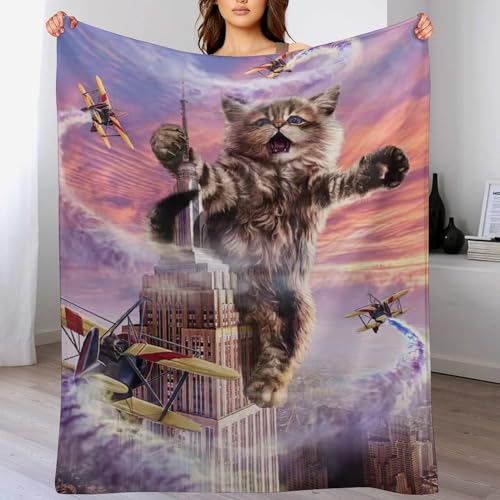 Katze Decke Weich Und Warme Fleecedecke Für Bett Couch, Flannel Decken Als Sofadecke Wohndecke Oder Tagesdecke, 140×180cm Katze Decke Weich Und Warme Fleecedecke Für Bett Couch, Flannel Decken Als Sofadecke Wohndecke Oder Tagesdecke, 140×180cm von AASWDFR