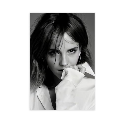 AAVEDA Emma Watson Leinwand-Poster, Schlafzimmer-Dekor, Sportlandschaft, Büro, Raumdekoration, Geschenk, ungerahmt, 30 x 45 cm von AAVEDA