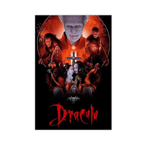 AAVEDA Filmposter "Bram Stoker's Dracula 5.1 cm auf Leinwand, Schlafzimmer, Dekoration, Sportlandschaft, Büro, Raumdekoration, Geschenk, ungerahmt, 60 x 90 cm von AAVEDA