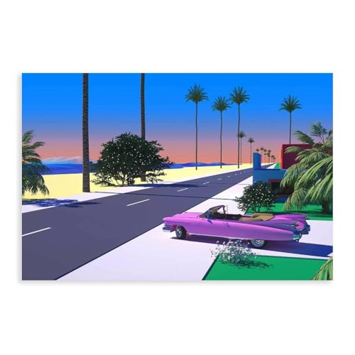 AAVEDA Hiroshi Nagai 1 Leinwand-Poster, Wandkunst, Dekordruck, Bild Gemälde für Wohnzimmer, Schlafzimmer, Dekoration, ungerahmt, 50 x 75 cm von AAVEDA