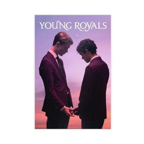 AAVEDA Tv Young Royals 5 Leinwand-Poster, Schlafzimmer-Dekor, Sportlandschaft, Büro, Raumdekoration, Geschenk, ungerahmt, 50 x 75 cm von AAVEDA