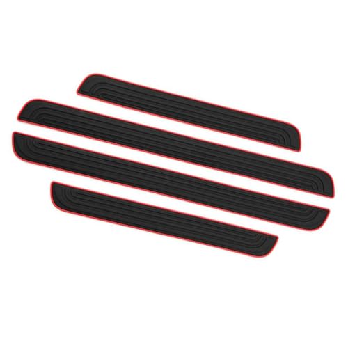 AAXgy Passgenaue Gummi-Schwellerleisten für Renault Scenic 1996-2013, 4er-Set, Schützt Den Lack Im Türeinstieg, rutschfeste Und Robuste Schutzleiste, A-Red-normal von AAXgy