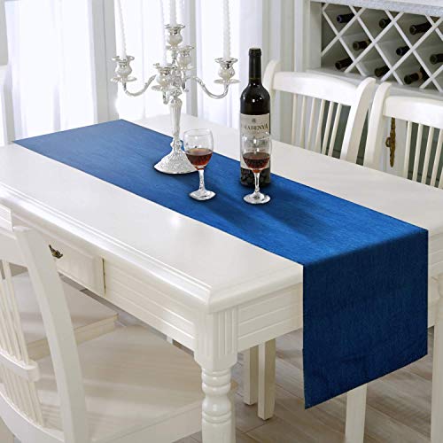 AAYU Tischläufer Denim - Stone Washed Premium Qualität, Denim-blau, 13 inch X 72 inch - Mid Wash von AAYU