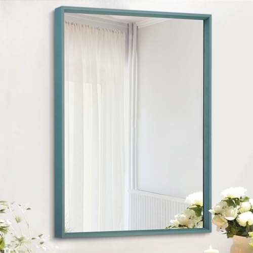 AAZZKANG Wandspiegel mit Metallrahmen, groß, 71,1 x 50,8 cm, rechteckig, für Schlafzimmer, Badezimmer, Kommode, Schminkspiegel von AAZZKANG