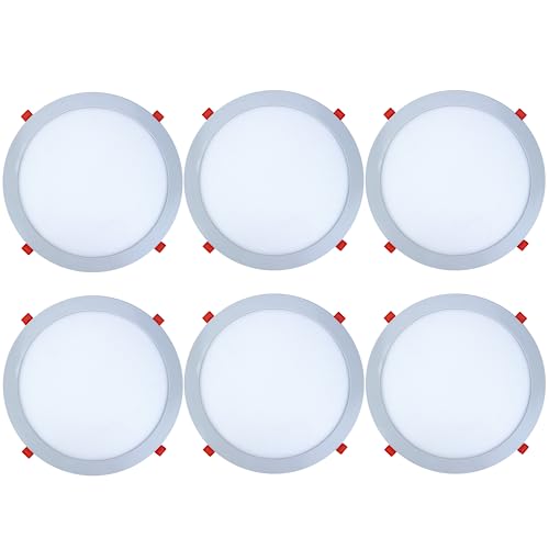 AB Elektro LED Einbaustrahler 230V flach - 6er Set - 24W LED Spot - 2700K - 274mm - IP20 AB Elektro LED Einbaustrahler 230V flach - 6er Set - 24W LED Spot - 2700K - 274mm - IP20 von AB Elektro