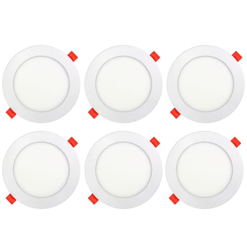 AB Elektro LED Einbaustrahler 230V flach - 6er Set - 9W LED Spot - 2700K - 133mm - IP20 AB Elektro LED Einbaustrahler 230V flach - 6er Set - 9W LED Spot - 2700K - 133mm - IP20 von AB Elektro
