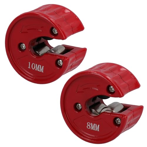 2 pc-Hand bedient Sanitar Auto Tube Cutter 8 mm + 10 mm Kupfer Kunststoffrohr von AB Tools-Neilsen