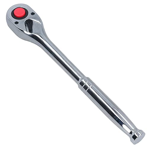 AB Tools 1/2 Zoll Antriebsratsche mit geradem Griff 90 Zähne Schnellverschluss reversibel von AB Tools