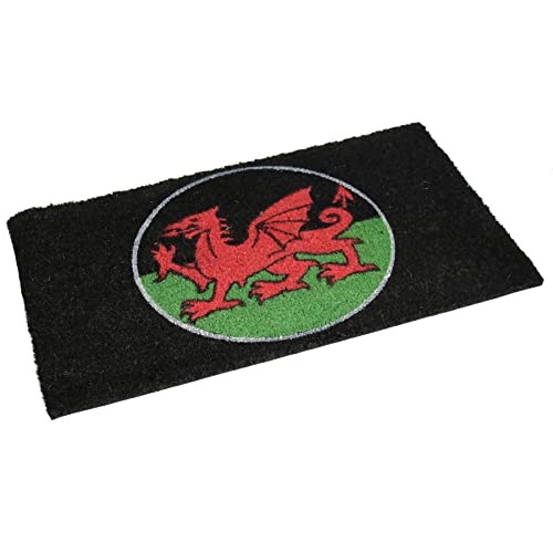 AB Tools Fußmatte, walisischer roter Drachen, 45 x 75 cm von AB Tools