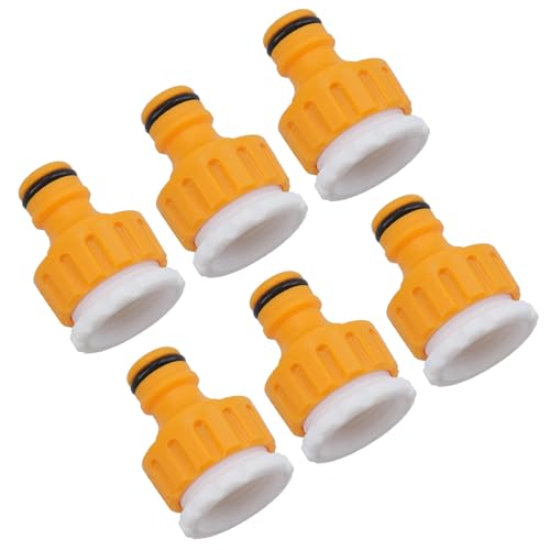 AB Tools Gartenschlauchverbinder für den Außenbereich, 1,9 cm Gewinde + 1,27 cm Reduzierstück, Bewässerung, 6 Stück AB Tools Gartenschlauchverbinder für den Außenbereich, 1,9 cm Gewinde + 1,27 cm Reduzierstück, Bewässerung, 6 Stück von AB Tools