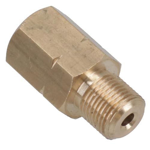 AB Tools Messing-Bremsleitungs-Adapter metrisch M12 männlich - M10 weiblich, 1 Stück von AB Tools