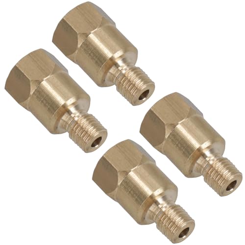 AB Tools Messing Bremsrohr Union Fitting Adapter 3/8 UNF männlich - 7/16 UNF weiblich 4 Stück von AB Tools