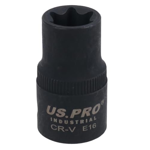 AB Tools E16 Innengewinde Schlag-Torx-Stern-E-Stecknuss, 1/2 Zoll, flach von AB Tools