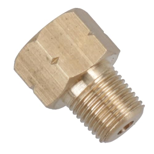 Messing Bremsrohr Union Fitting Adapter M10 männlich - 1/8 NPT weiblich 1 Stück von AB Tools