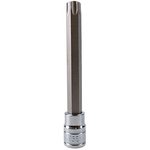 T55 3/8" Antrieb extra lang 110 mm Tamperproof Torx Star Security Bit Stecknuss von AB Tools-US Pro