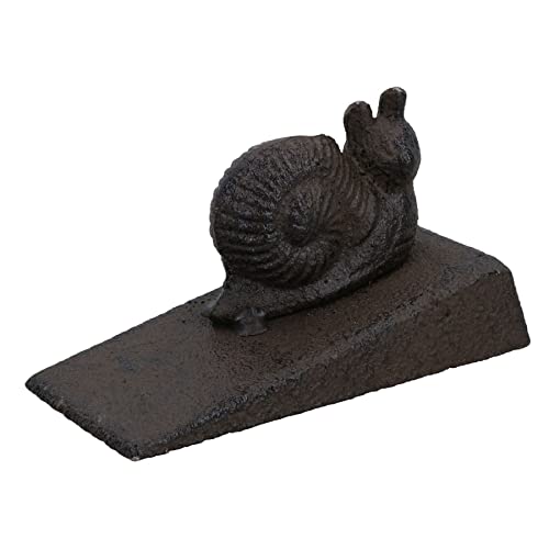 Türstopper mit Schnecke, Gusseisen, Metall, rustikal, Keil, Haus und Tier von AB Tools