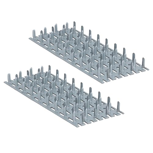 Verzinkter Zahnbandverbinder, 50 mm x 129 mm, Holzreparatur, 2 Stück Verzinkter Zahnbandverbinder, 50 mm x 129 mm, Holzreparatur, 2 Stück von AB Tools