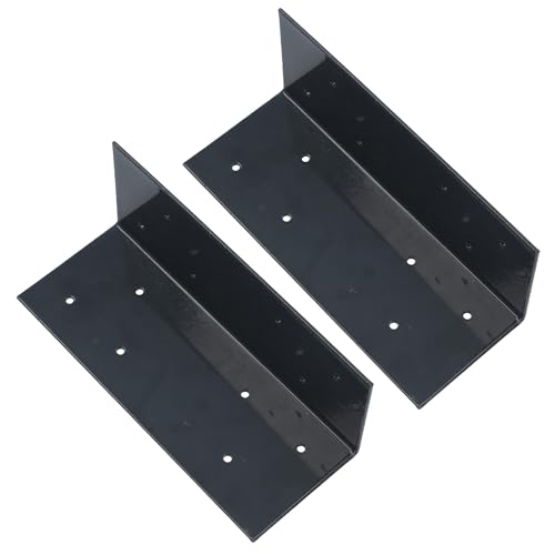 Zaunpfostenverlängerung, Winkelhalterung, Grau, 70 x 70 x 180 mm, 2 Stück Zaunpfostenverlängerung, Winkelhalterung, Grau, 70 x 70 x 180 mm, 2 Stück von AB Tools