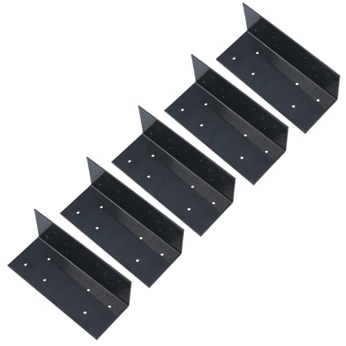Zaunpfostenverlängerung, Winkelhalterung, Grau, 70 x 70 x 180 mm, Halterung, 5 Stück Zaunpfostenverlängerung, Winkelhalterung, Grau, 70 x 70 x 180 mm, Halterung, 5 Stück von AB Tools