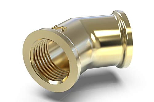 ABA Beul 15065.004.2 Winkel 45° Innengewinde, Messing von ABA Beul
