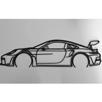 Sportwagen Silhouette 3D-Druck Wanddeko - Auto Wandkunst Sportwagen Silhouette 3D-Druck Wanddeko - Auto Wandkunst von ABA3DPARTS