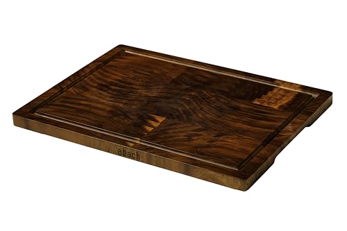 Abach Schneidebrett Walnuss Holz 43x33x2cm von ABACH