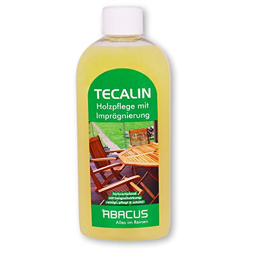 ABACUS® 500 ml Tecalin - Für alle Holzarten Holzpflegemittel Holzpflegeöl Teakpflege Imprägnierung (4564) von ABACUS