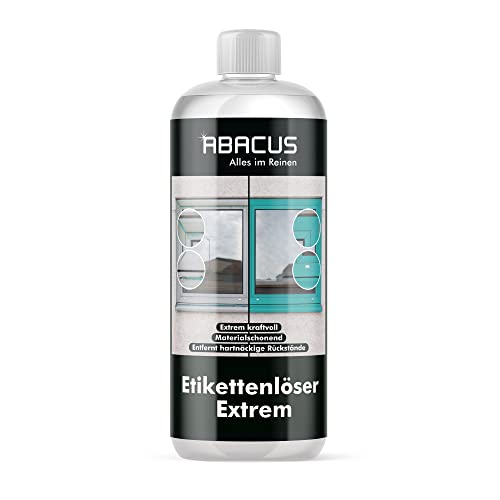 ABACUS® Etikettenlöser Extrem 1000 ml - Klebereste Entferner Profi (2208) von ABACUS