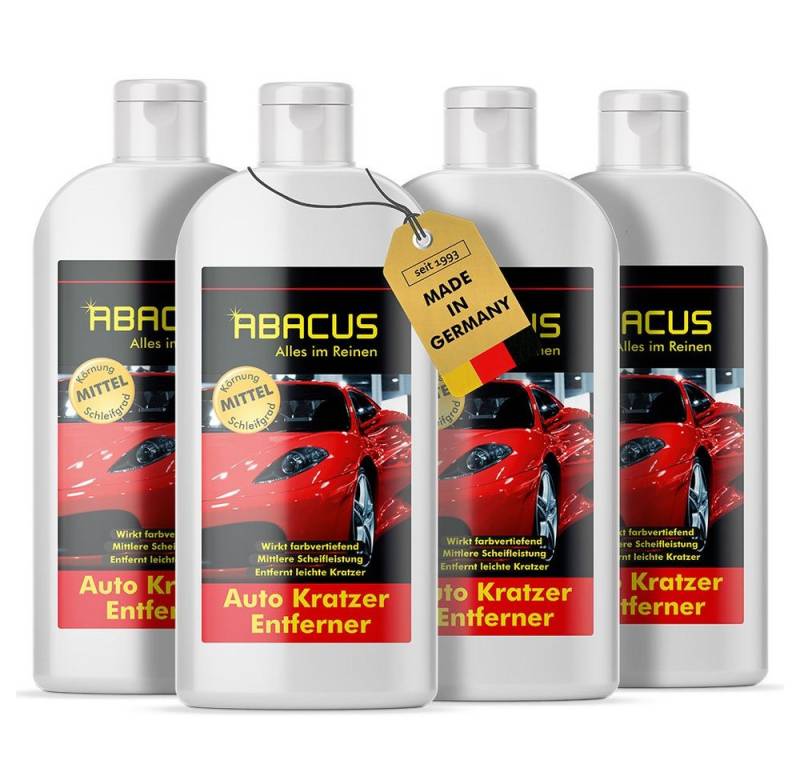 ABACUS Auto Kratzer Entferner Lackkratzer Entferner Autopolitur (entfernt leichte Kratzer, farbvertiefend), Für alle Farben geeignet von ABACUS